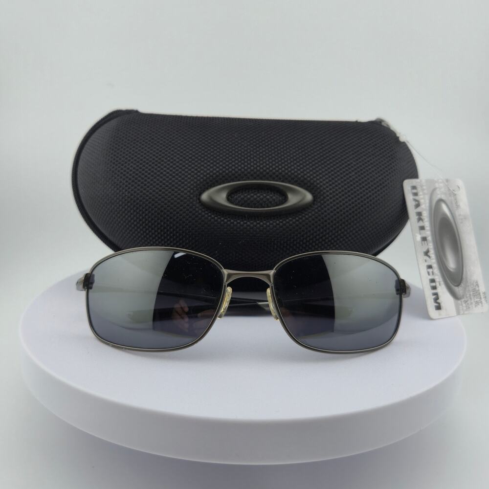 OAKLEY Sunglasses Taper OO4074-01 Metal Frame Gray Black